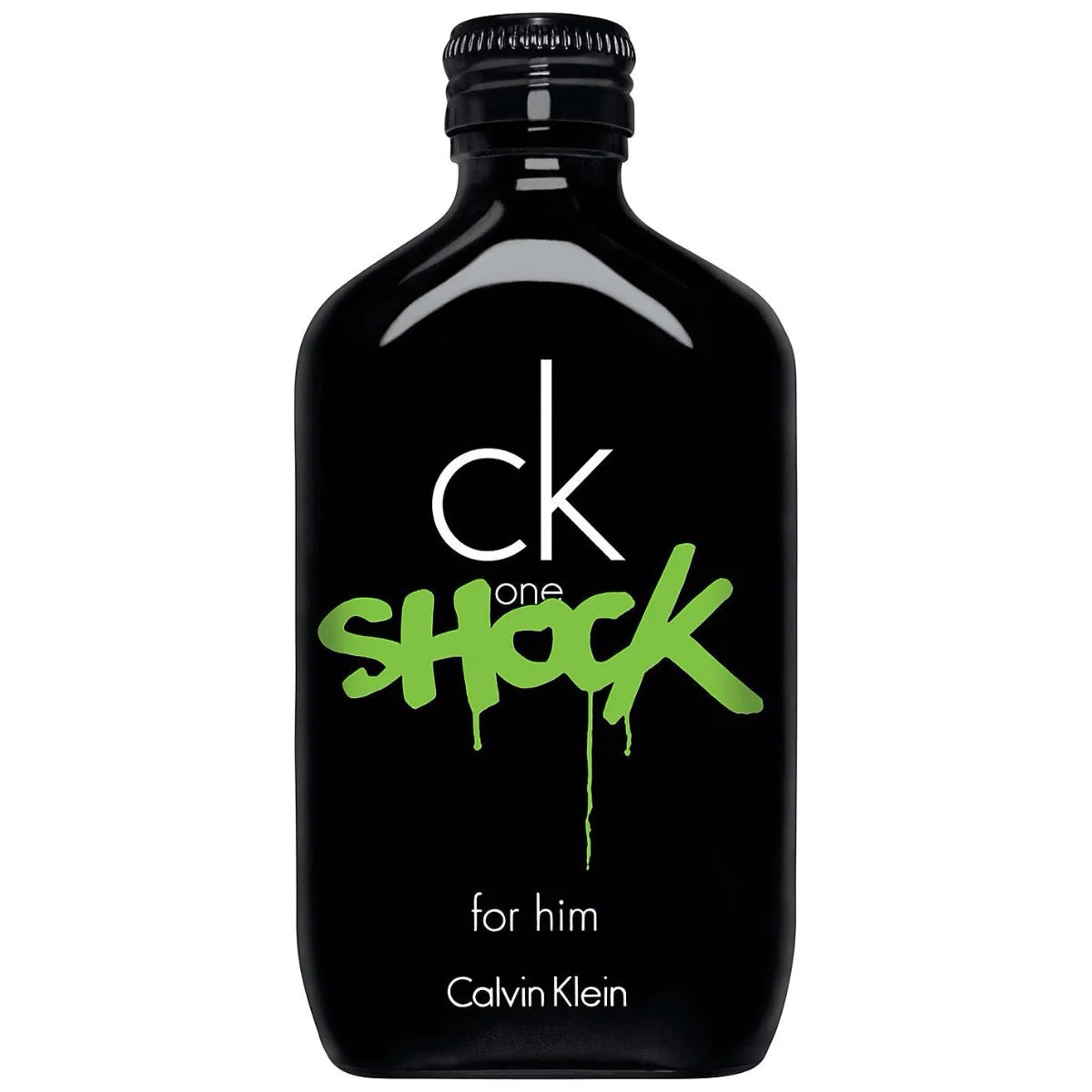 CK ONE SHOCK (M) EDT 200ML perfume bottle front view