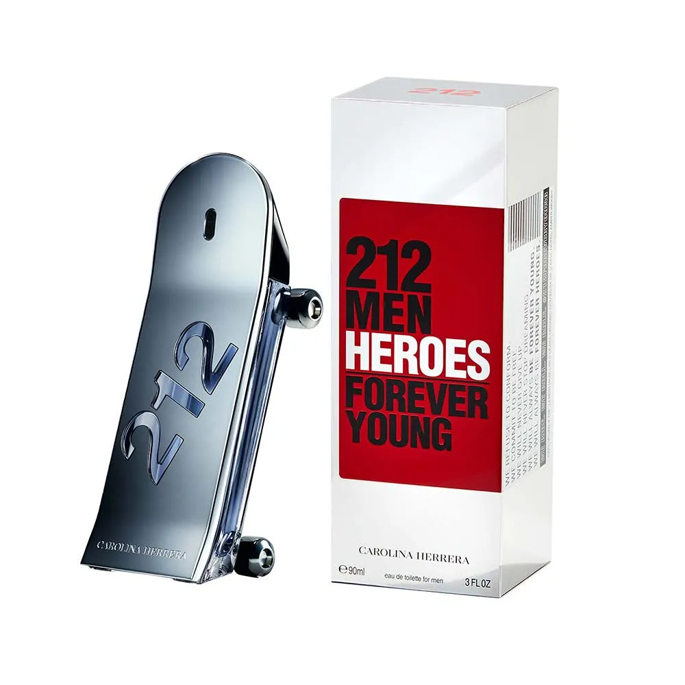CH 212 HEROES FOREVER YOUNG (M) EDT 90ML perfume bottle with box packaging