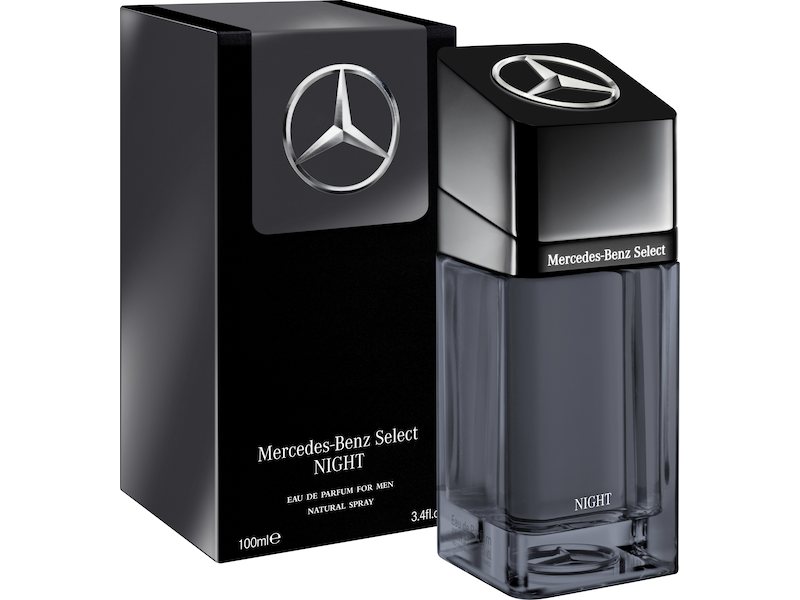 MERCEDES BENZ SELECT NIGHT (M) EDP 100ML perfume bottle with box packaging