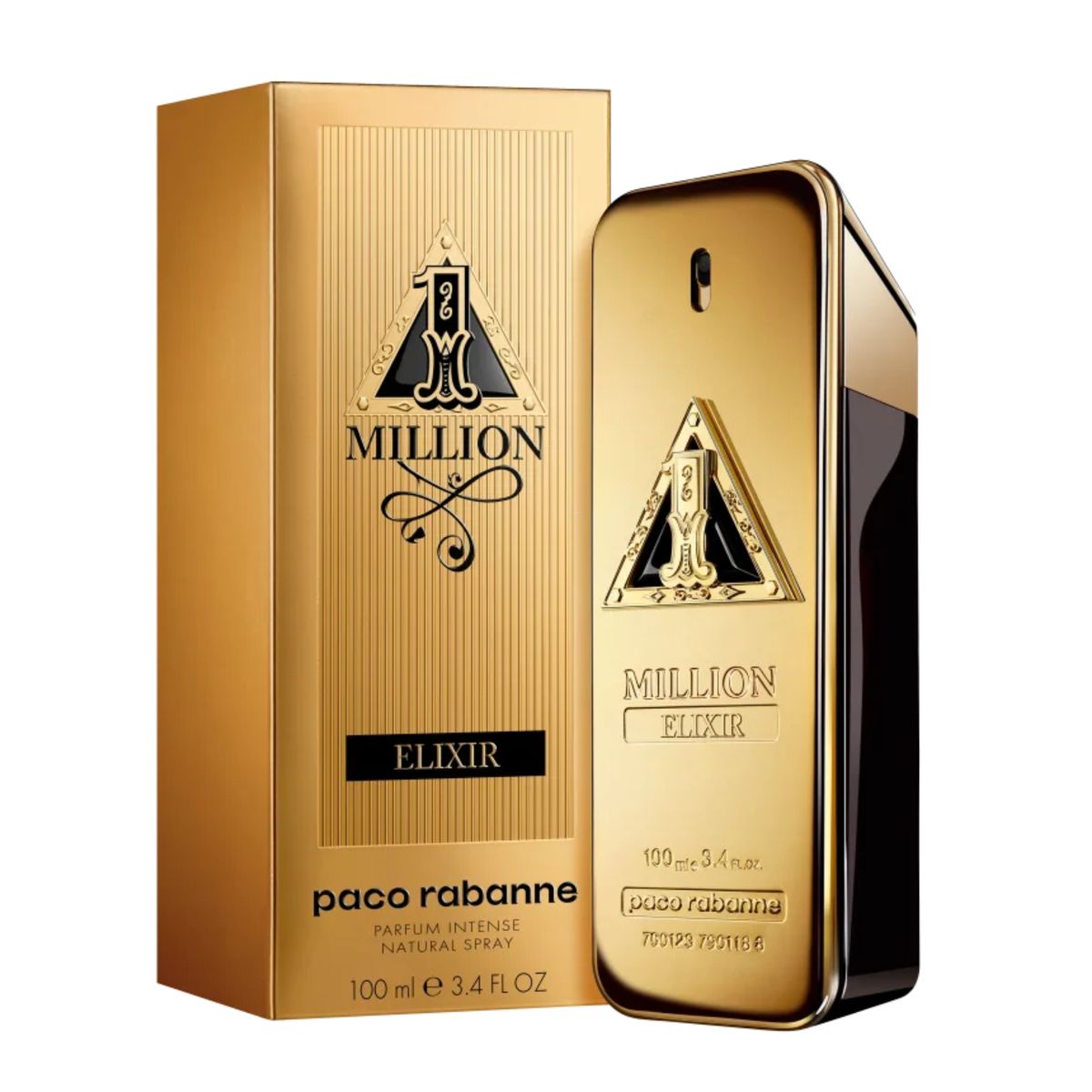 PACO RABANNE 1 MILLION ELIXIR INTENSE PARFUM (M) 100ML perfume bottle with box packaging