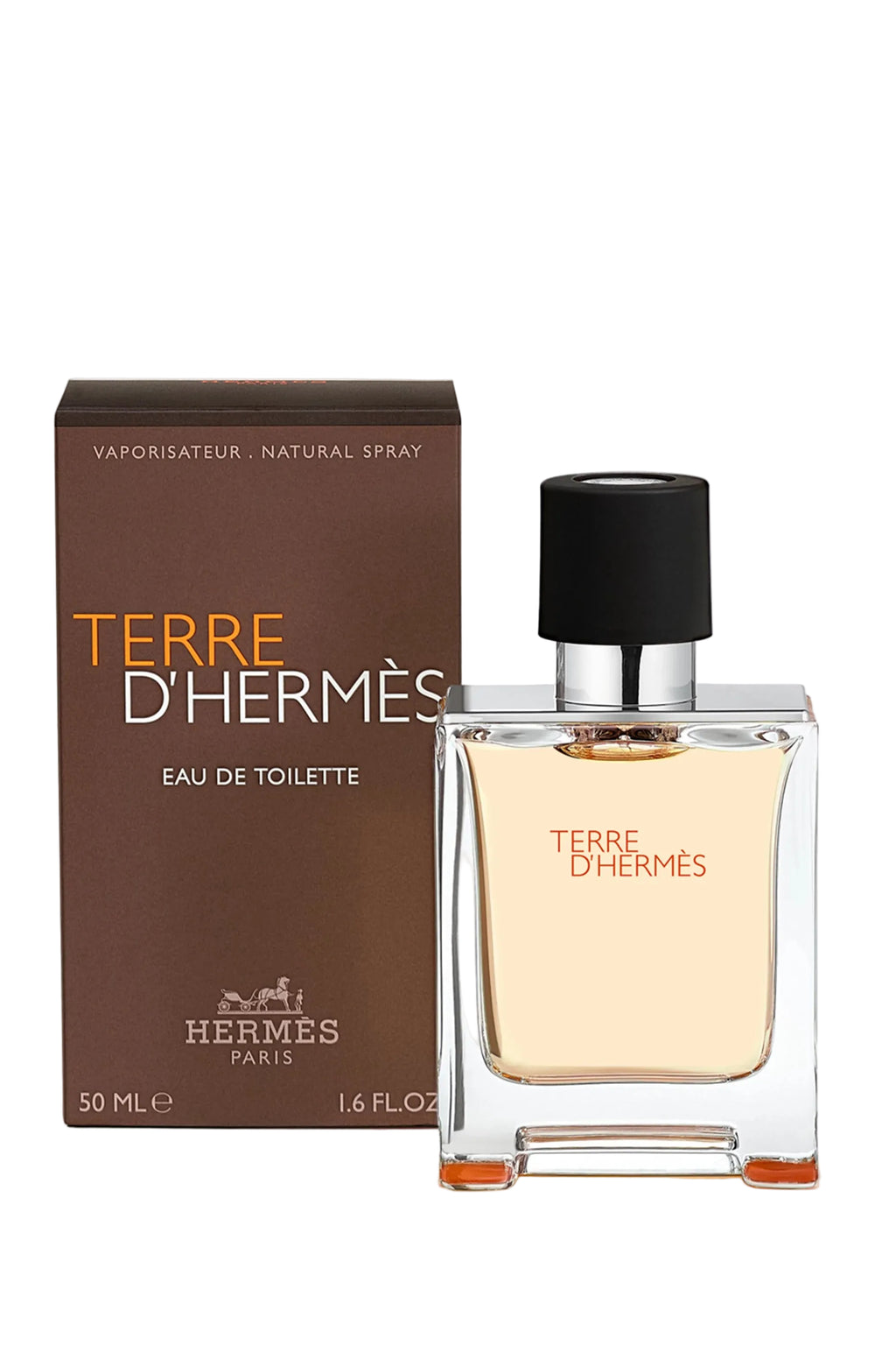 HERMES TERRE D'HERMES (M) EDT 50ML perfume bottle with box packaging