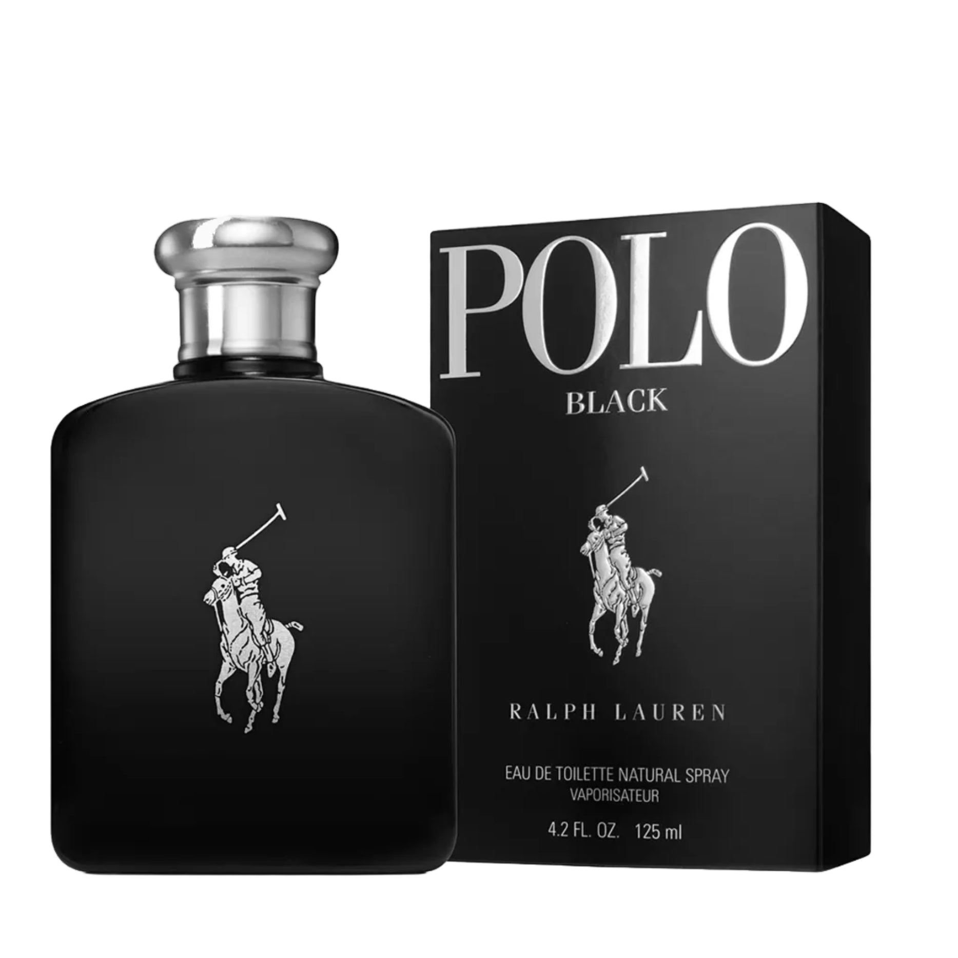 RL POLO BLACK (M) EDT 125ML perfume bottle with box packaging