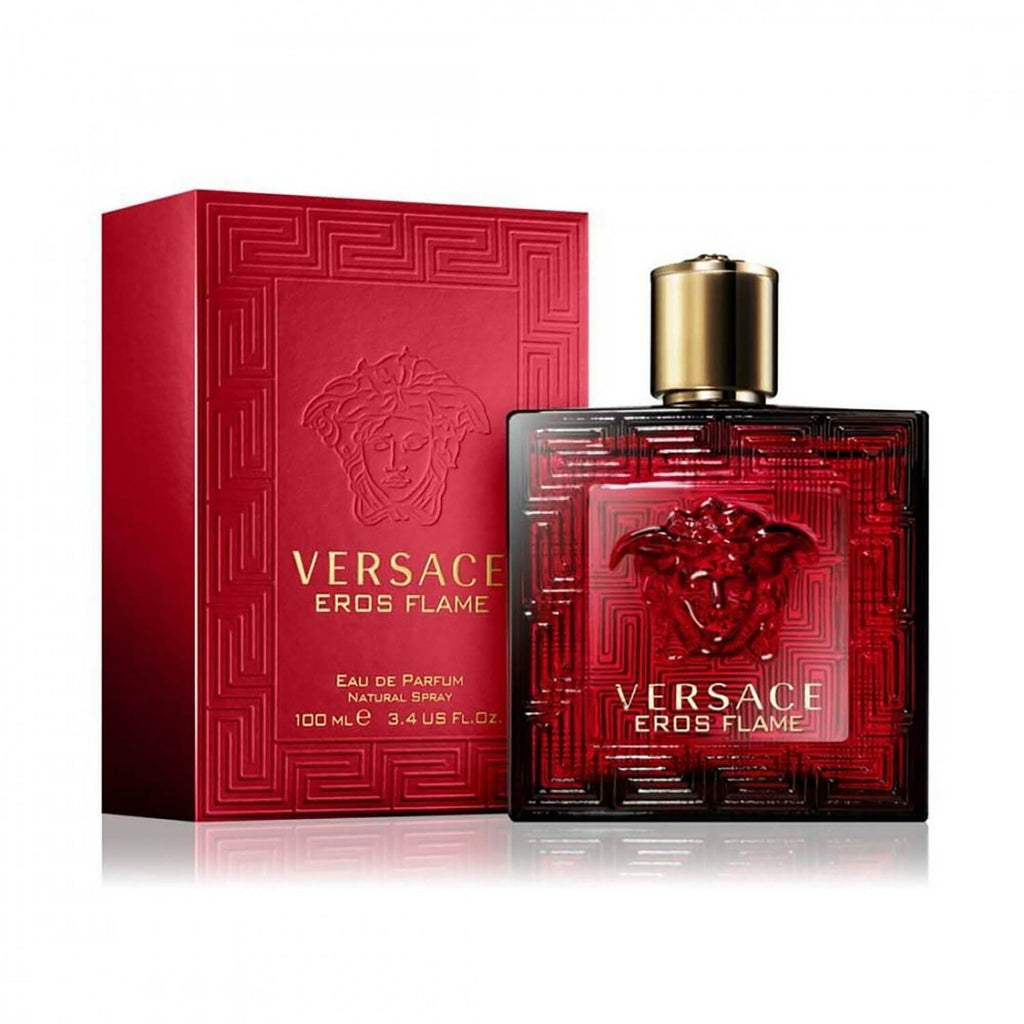 VERSACE EROS FLAME (M) EDP 100ML perfume bottle with box packaging