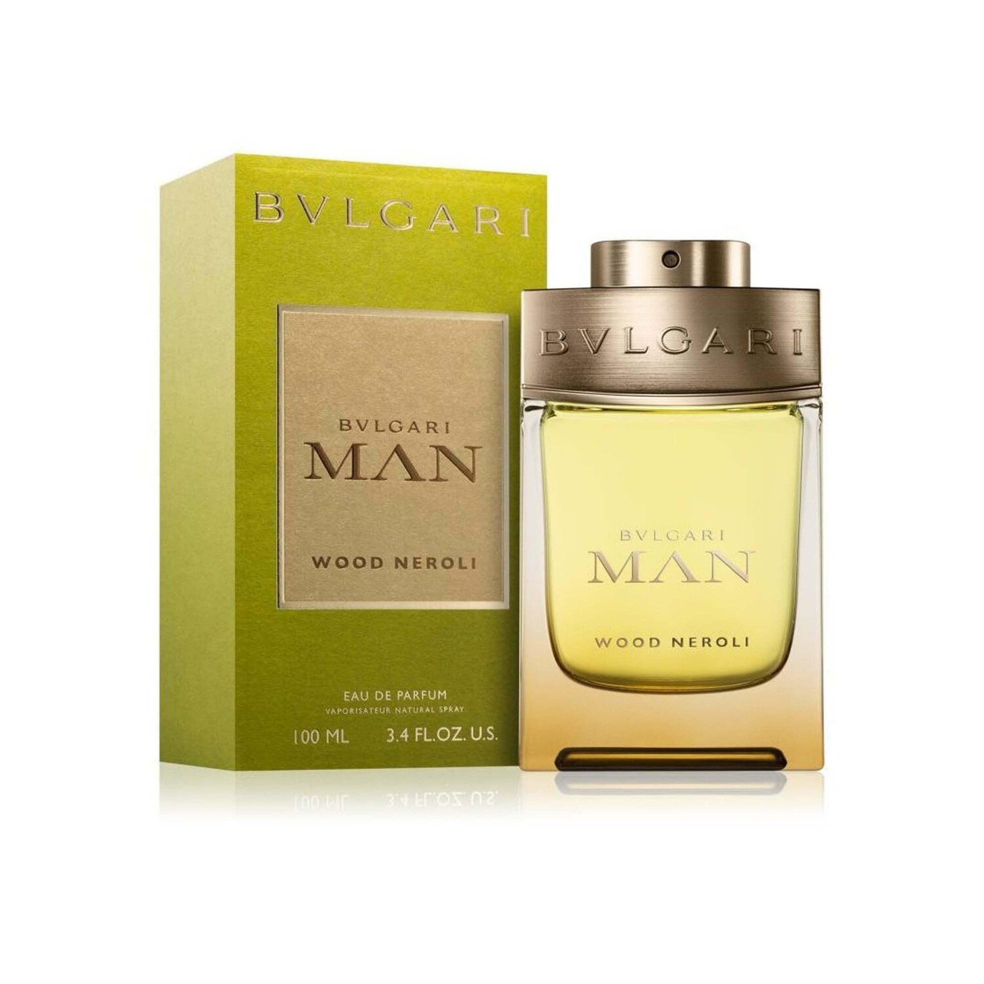 BVLGARI MAN WOOD NEROLI (M) EDP 100ML perfume bottle with box packaging
