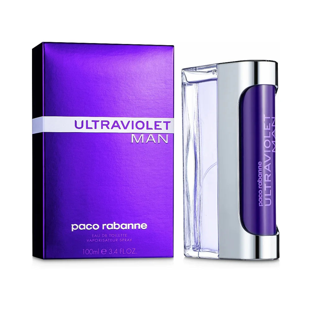 PACO RABANNE ULTRAVIOLET (M) EDT 100ML perfume bottle with box packaging