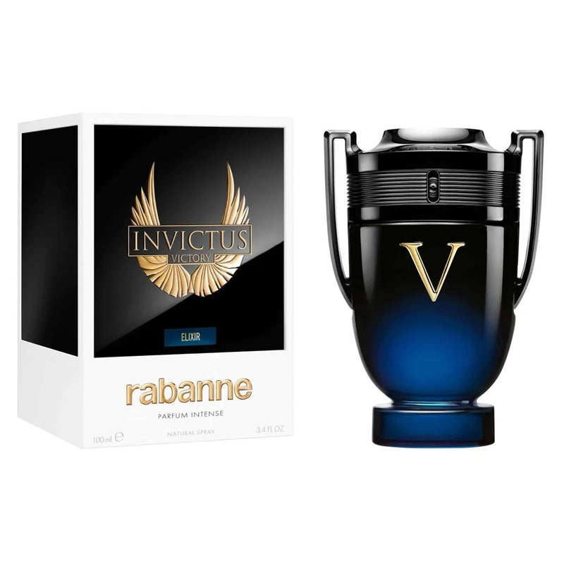 PACO RABANNE INVICTUS VICTORY ELIXIR INTENSE PARFUM (M) 100ML perfume bottle with box packaging
