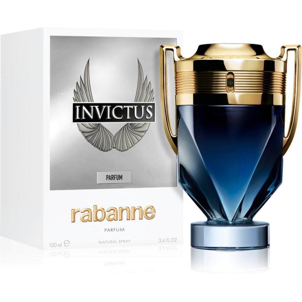 PACO RABANNE INVICTUS PARFUM (M) 100ML perfume bottle with box packaging