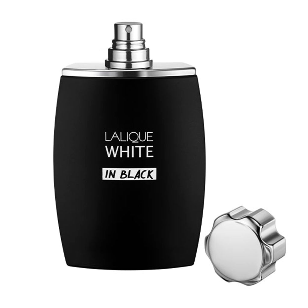 LALIQUE WHITE IN BLACK (M) EDP 125ML perfume bottle front view