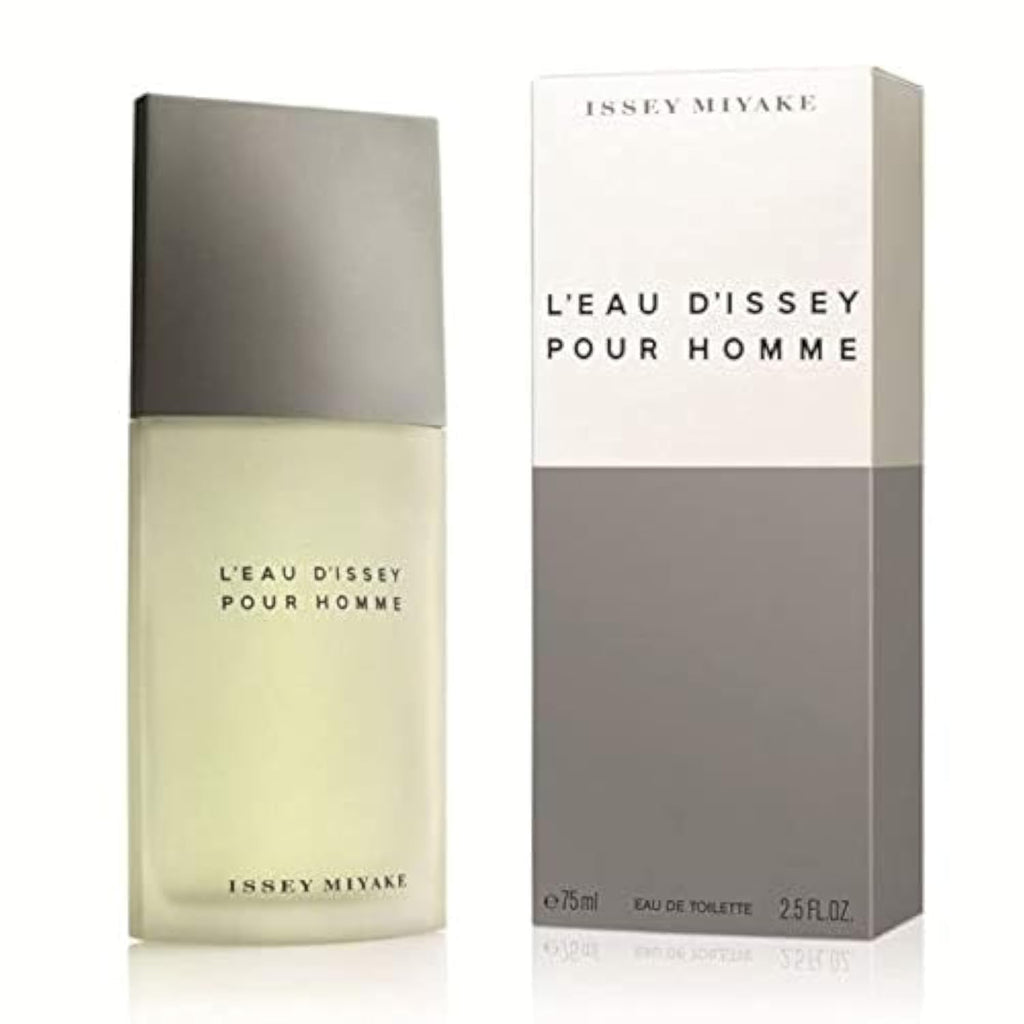 ISSEY MIYAKE L'EAU D' ISSEY (M) EDT 75ML perfume bottle with box packaging