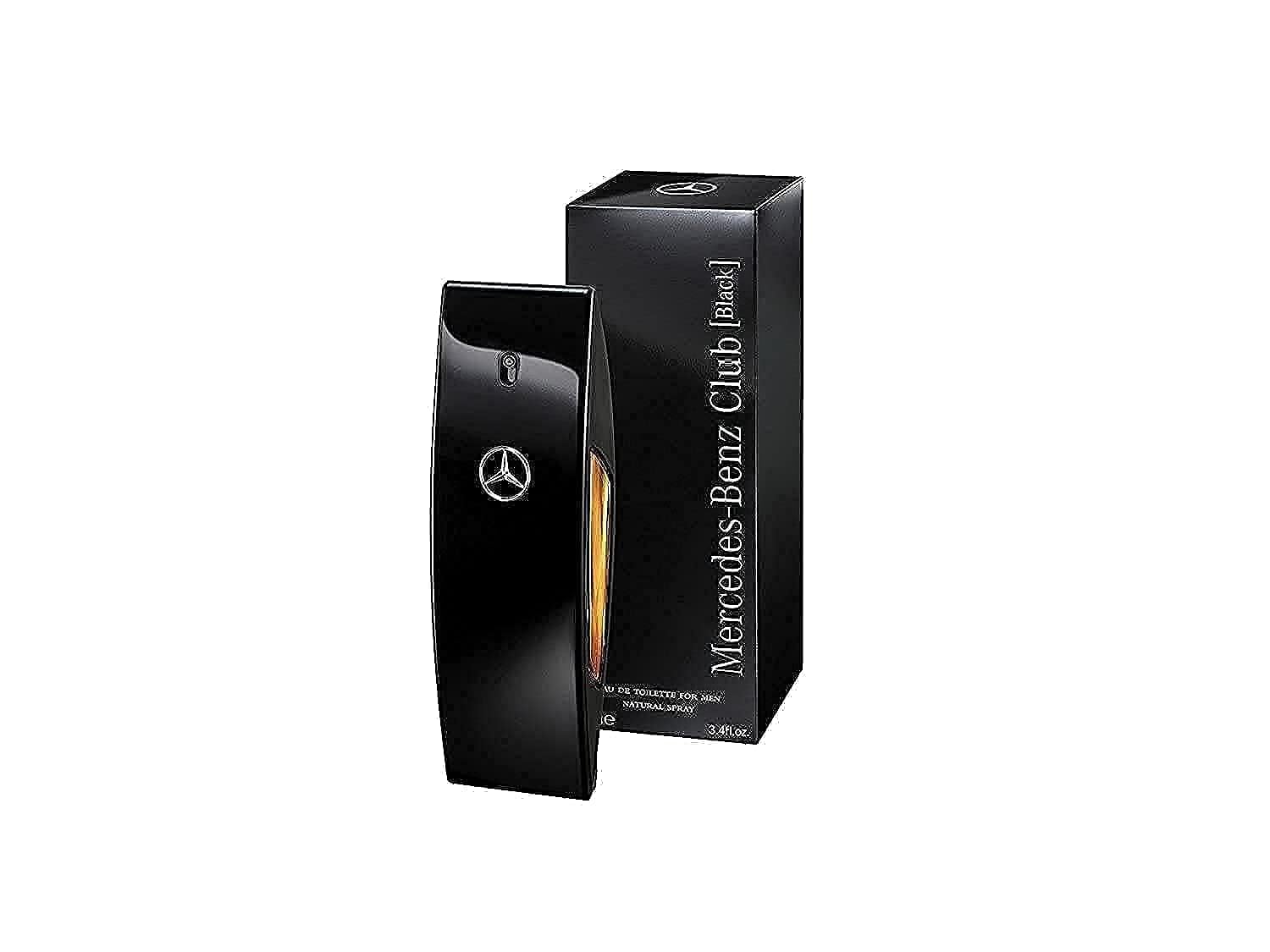 MERCEDES BENZ CLUB BLACK (M) EDT 100ML perfume bottle with box packaging