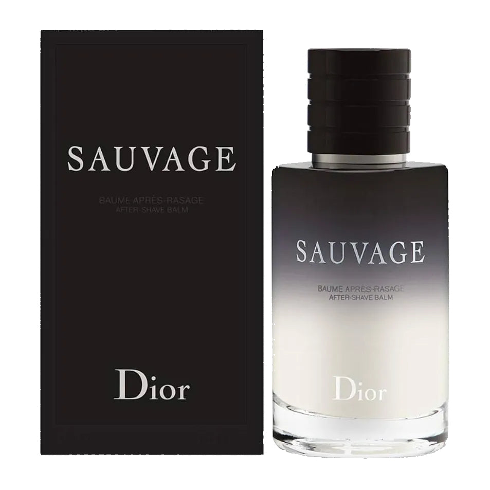CD DIOR SAUVAGE AFTER SHAVE BALM (M) 100ML perfume bottle with box packaging
