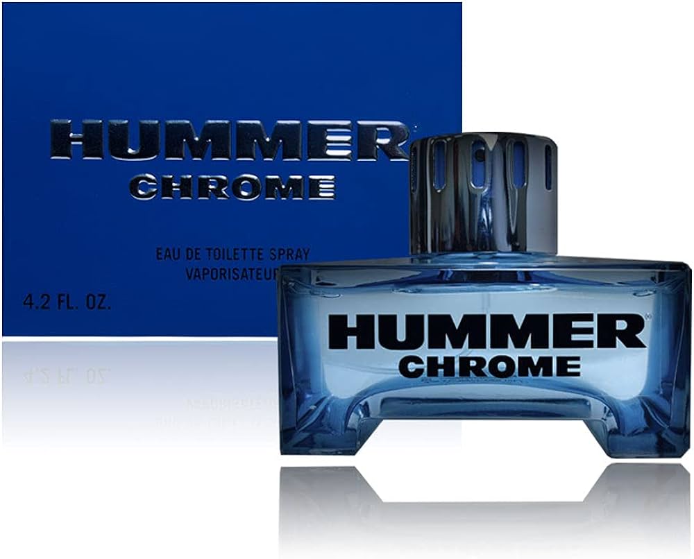 HUMMER CHROME (M) EDT 125ML perfume bottle front view