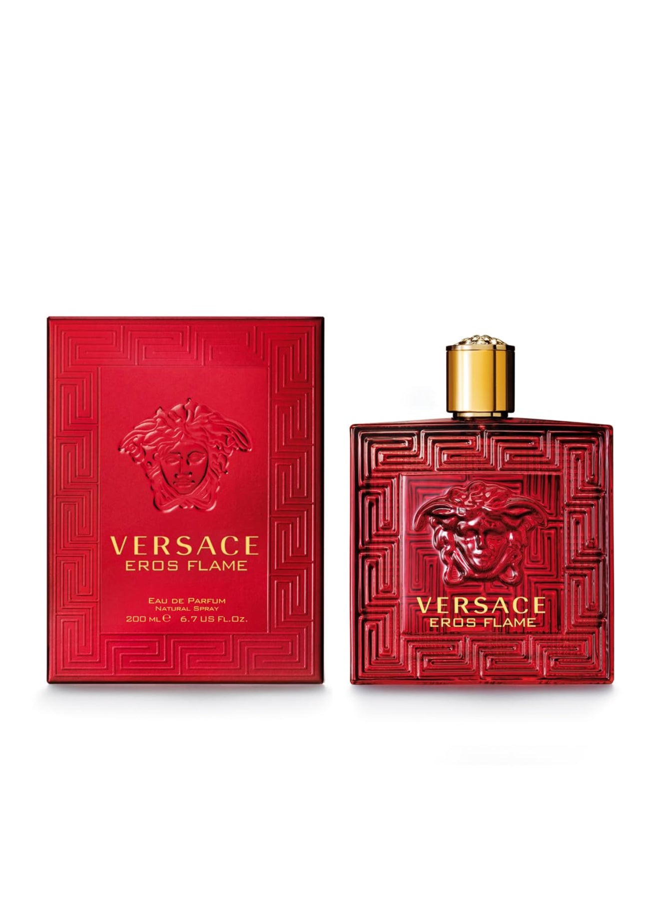 VERSACE EROS FLAME (M) EDP 200ML perfume bottle with box packaging