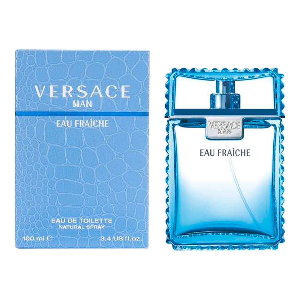 VERSACE EAU FRAICHE (M) EDT 100ML perfume bottle with box packaging