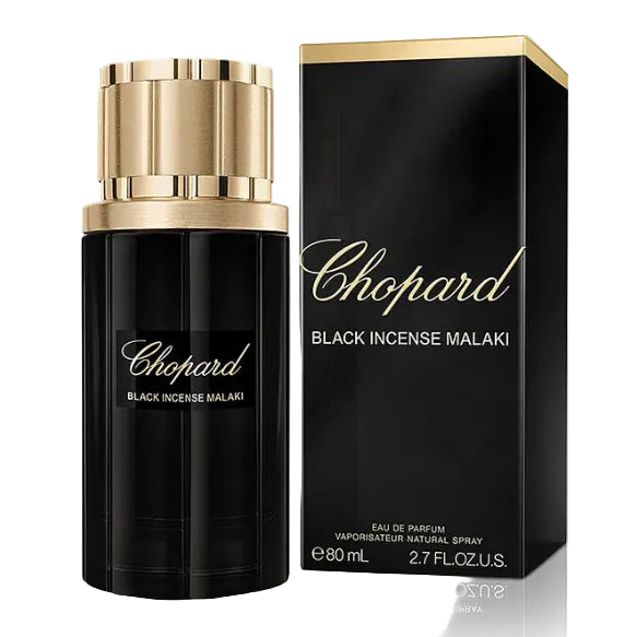 CHOPARD BLACK INCENSE MALAKI  EDP 80ML bottle with packaging perfume image