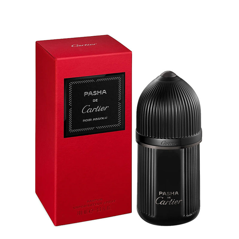 CARTIER PASHA NOIR ABSOLU PARFUM (M) 100ML perfume bottle with box packaging
