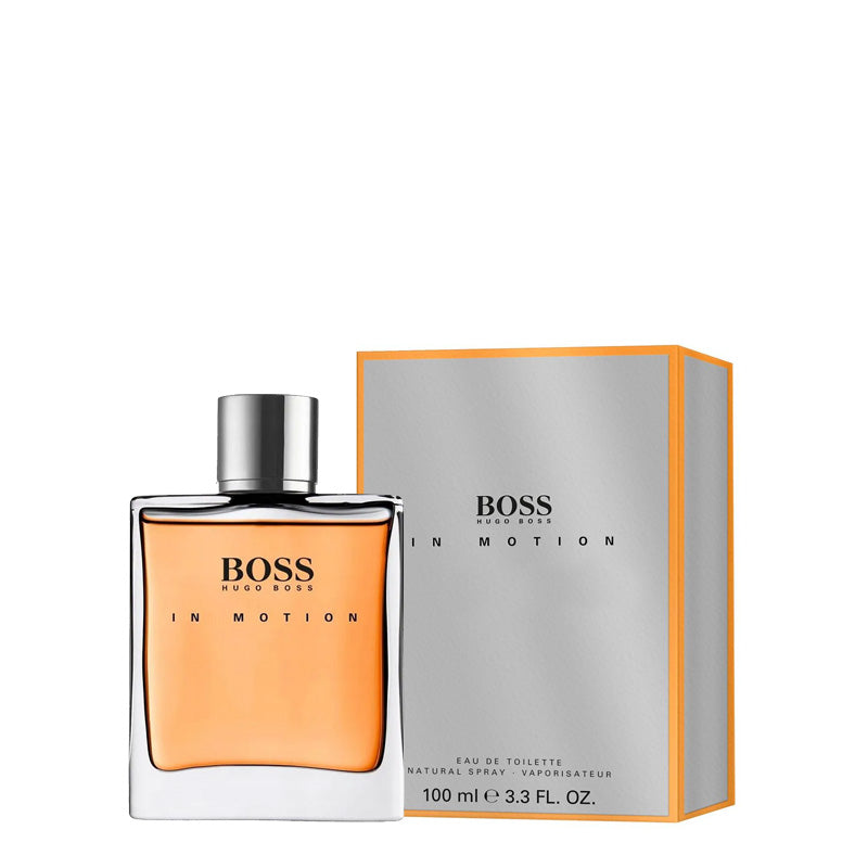 HB BOSS IN MOTION (M) EDT 100ML perfume bottle with box packaging