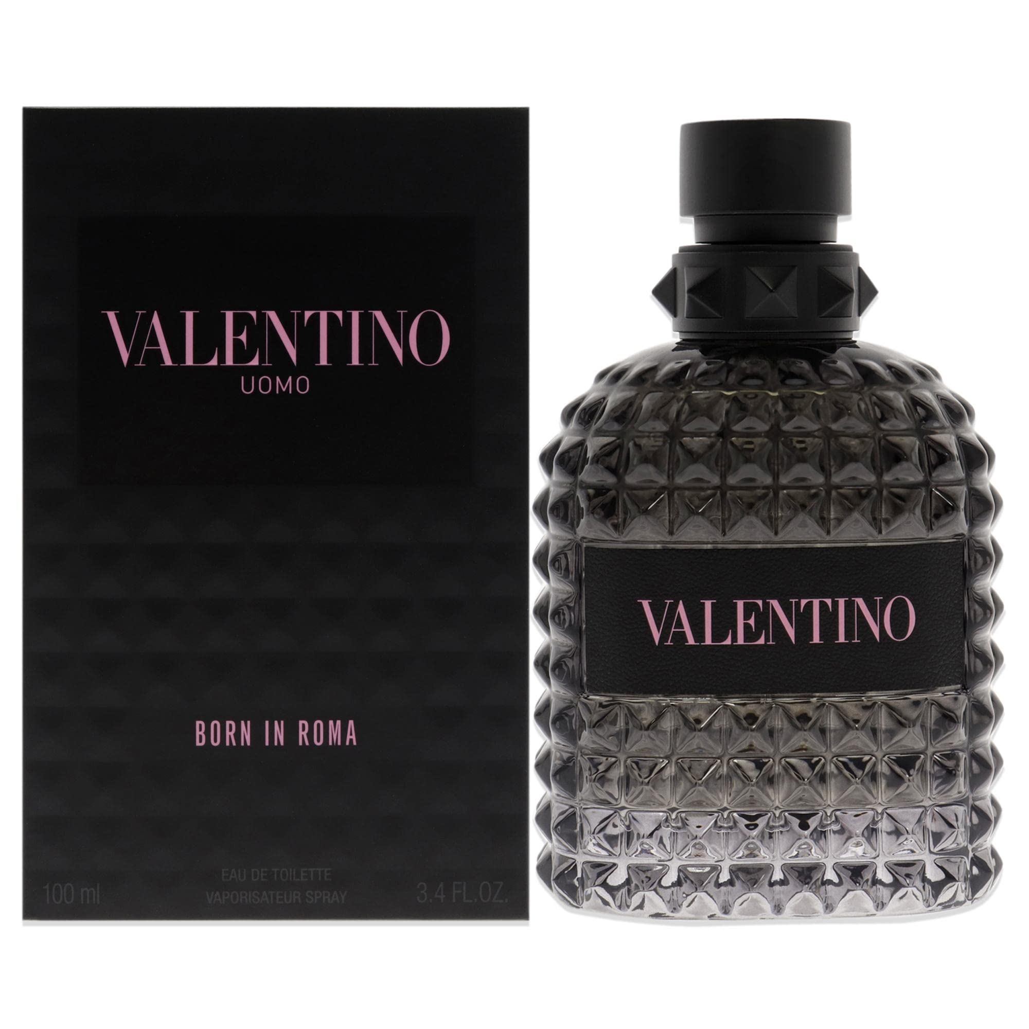 VALENTINO UOMO BORN IN ROMA (M) EDT 100ML perfume bottle with box packaging