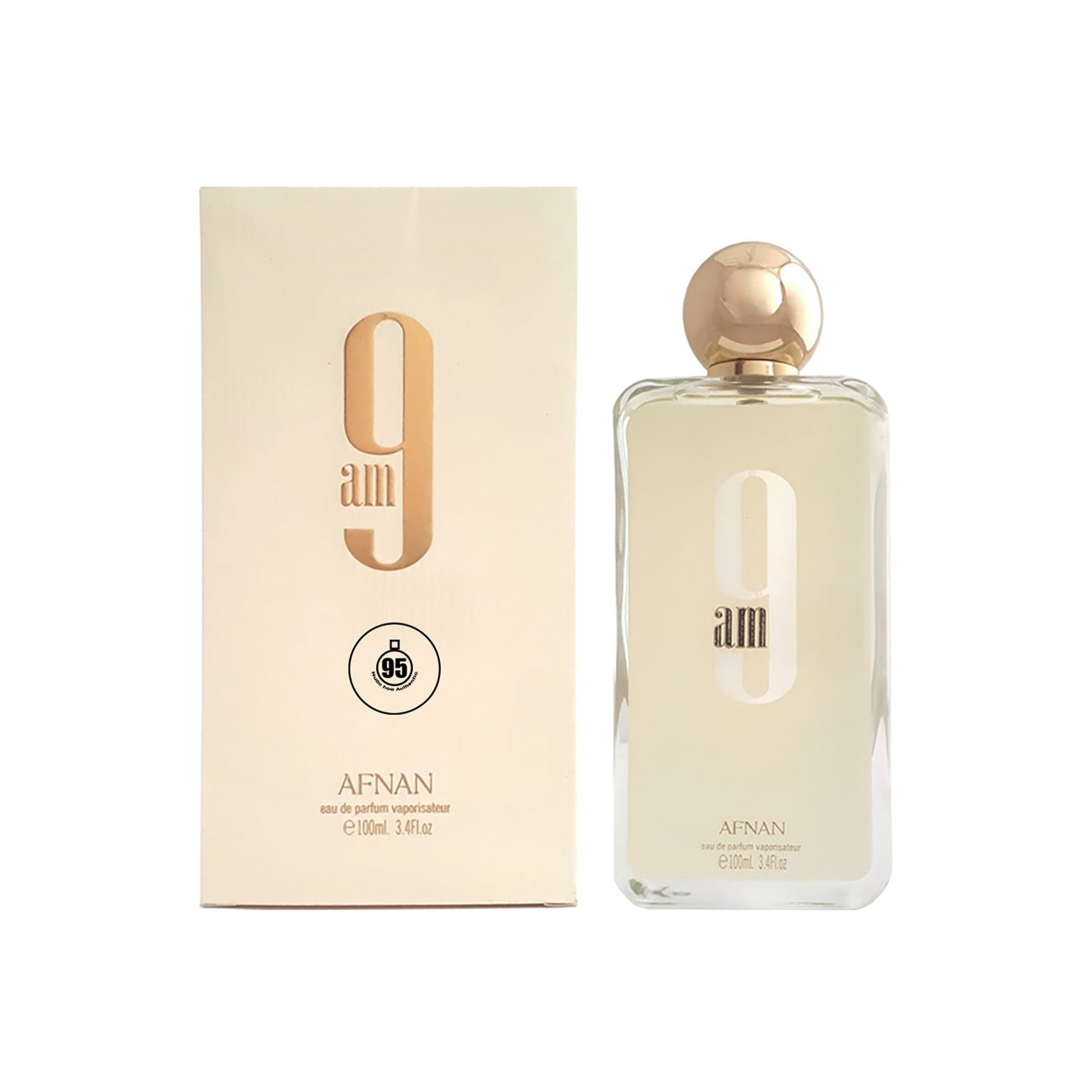 AFNAN 9 AM (M) EDP 100ML perfume bottle with box packaging