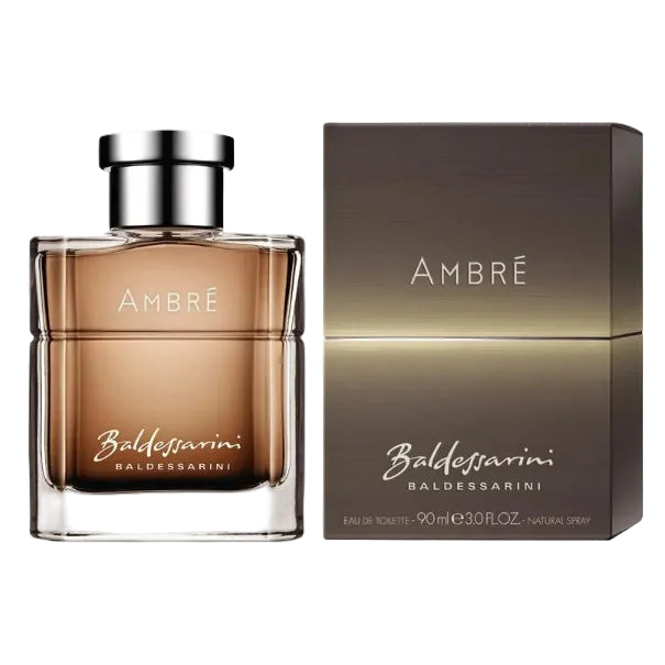 BALDESSARINI AMBRE (M) EDT 90ML perfume bottle with box packaging