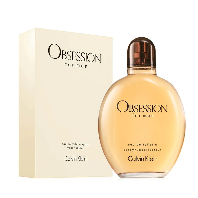 CK OBSESSION (M) EDT 125ML perfume bottle with box packaging