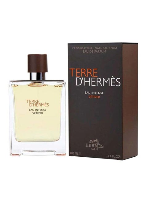 HERMES TERRE D'HERMES EAU INTENSE VETIVER (M) EDP 100ML perfume bottle with box packaging