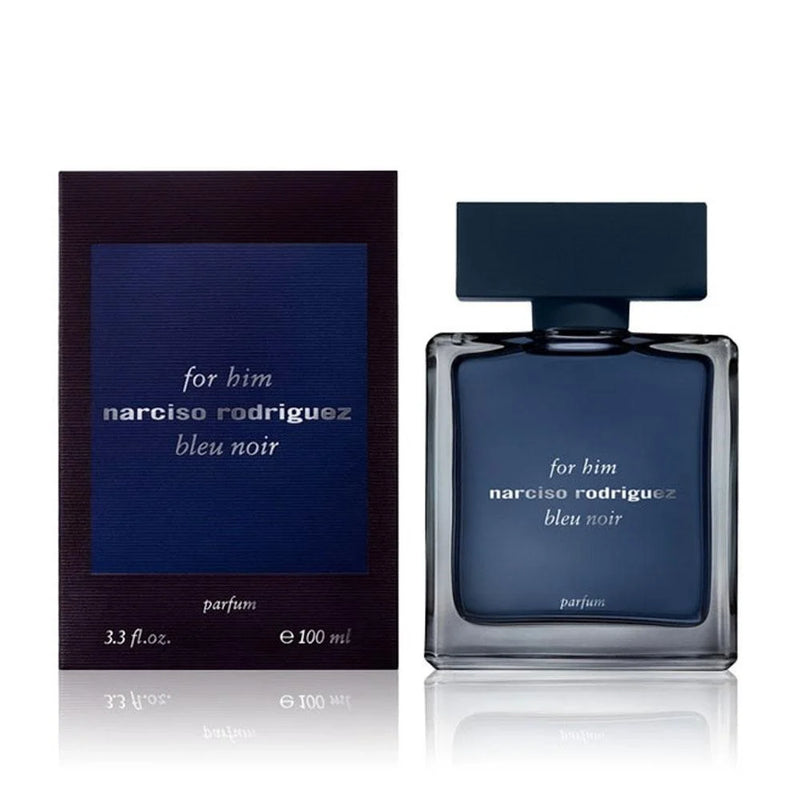 NARCISO RODRIGUEZ BLEU NOIR PARFUM (M) 100ML perfume bottle with box packaging
