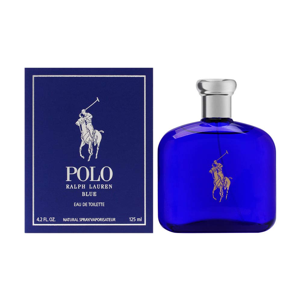 RL POLO BLUE (M) EDT 125ML perfume bottle with box packaging