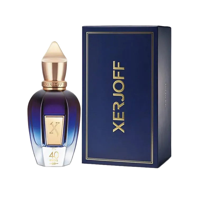 XERJOFF 40 KNOTS  EDP 100ML bottle with packaging perfume image