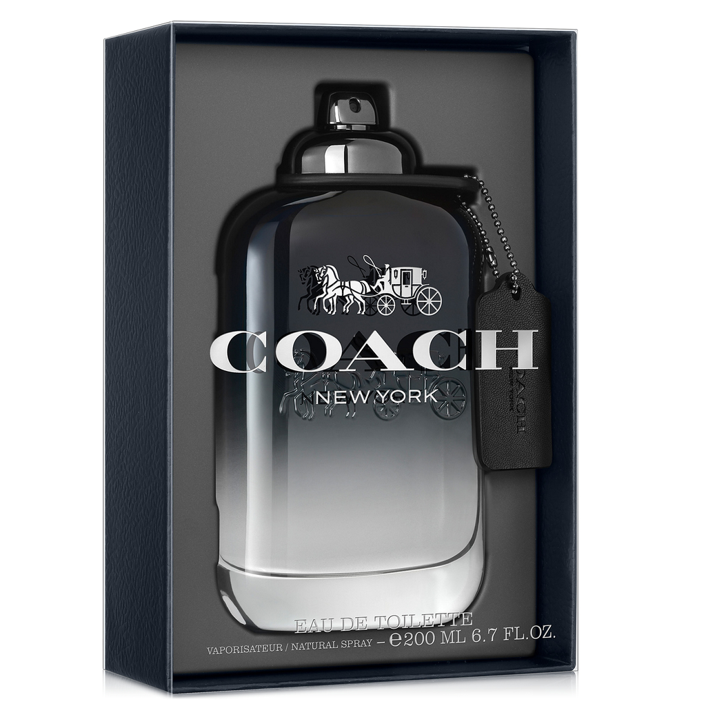 COACH NEW YORK (M) EDT 200ML perfume bottle front view