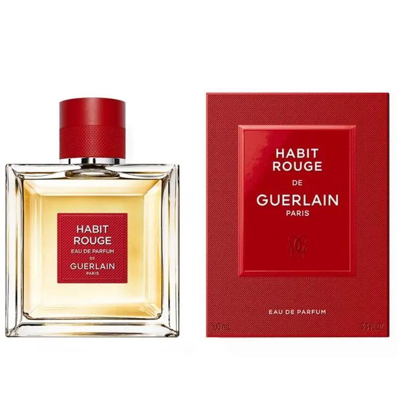GUERLAIN HABIT ROUGE (M) EDP 100ML perfume bottle with box packaging