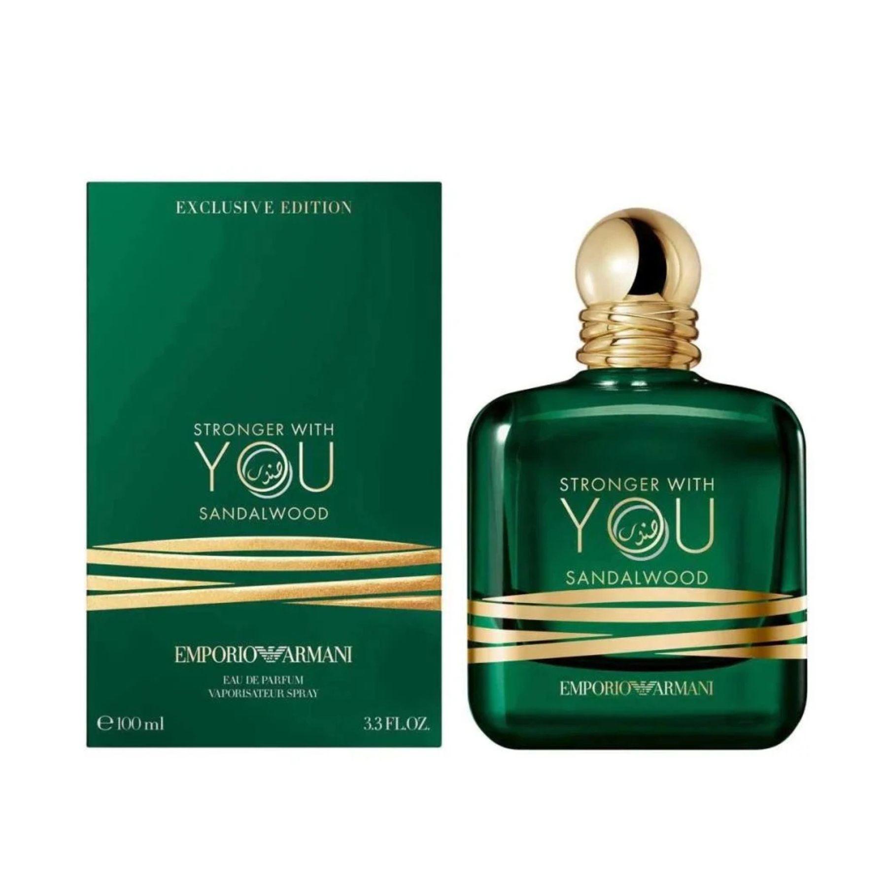 GIORGIO ARMANI STRONGER WITH YOU SANDALWOOD (M) EDP 100ML perfume bottle with box packaging