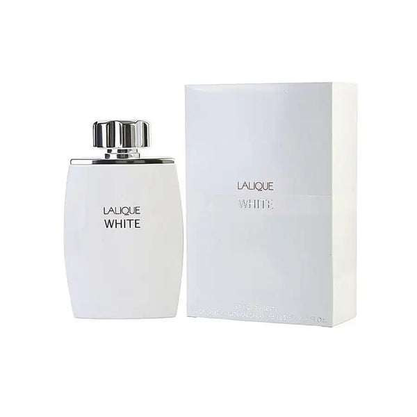LALIQUE WHITE (M) EDT 125ML perfume bottle with box packaging