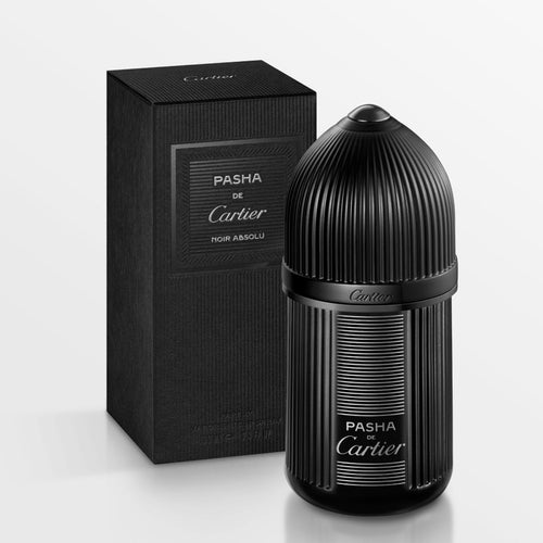 CARTIER PASHA NOIR ABSOLU PARFUM (M) 100ML (BLACK BOX) perfume bottle with box packaging